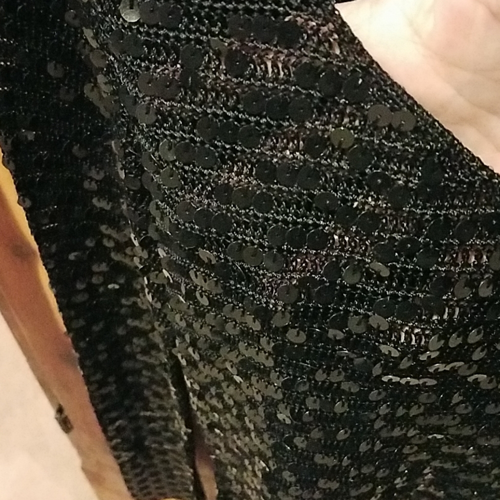 Sequins black INC shirt
